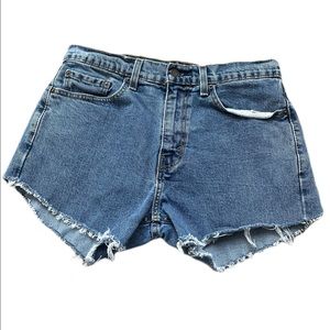 LEVI’S 505 Denim Cut Off Shorts  #4